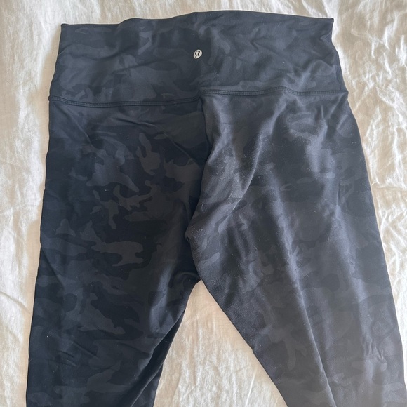 Lululemon Wunder Under 25” High Rise Full-On Luon Black Camo - Picture 3 of 5